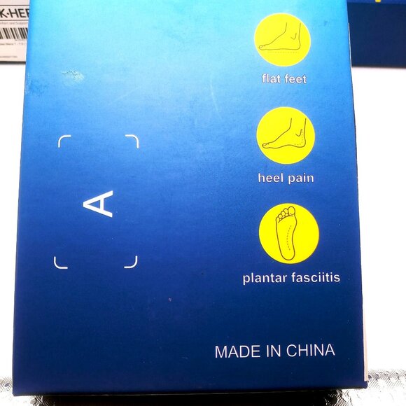 Walk-Hero Medical Orthotic Insoles Men's Size 7-7.5 Plantar Fasciitis Feet Pain - Picture 7 of 11